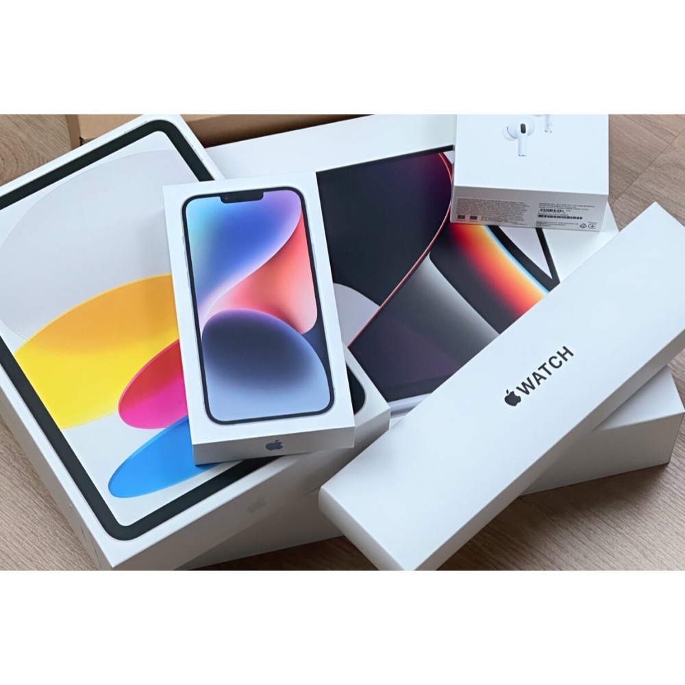 Caja Apple — producto Apple nuevo asegurado (valor mín. 1.280 €)